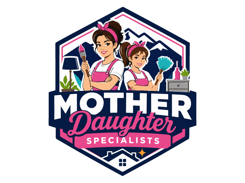 Mother Daughter Specialists logo design by Bad Boy