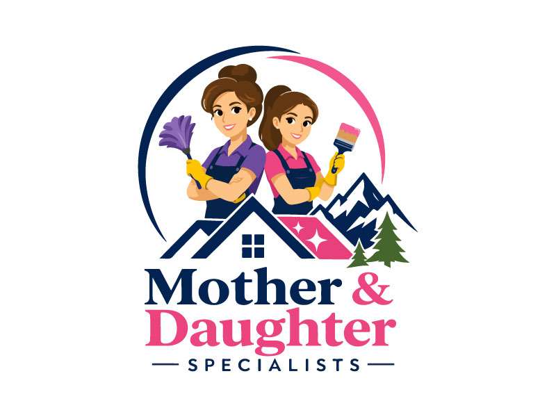 Mother Daughter Specialists logo design by Bad Boy
