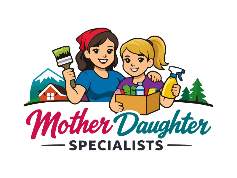 Mother Daughter Specialists logo design by Bad Boy