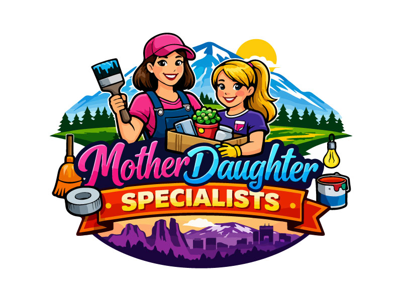 Mother Daughter Specialists logo design by Mr uink