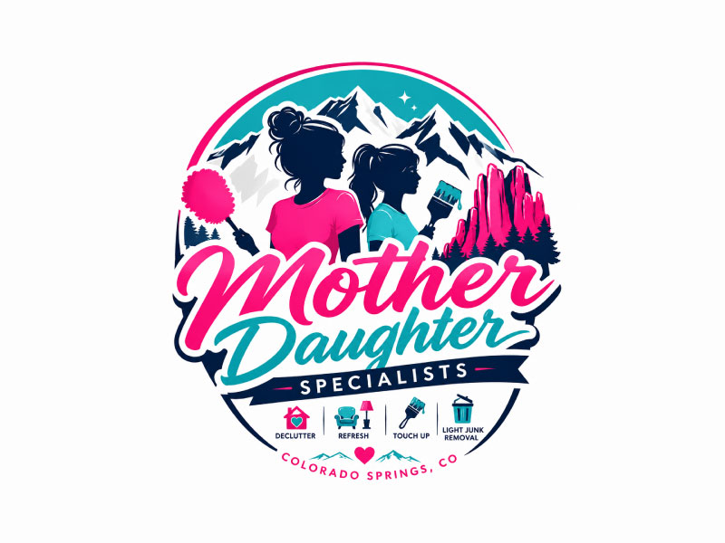 Mother Daughter Specialists logo design by Mr uink
