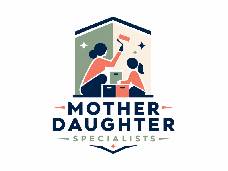 Mother Daughter Specialists logo design by pixalrahul