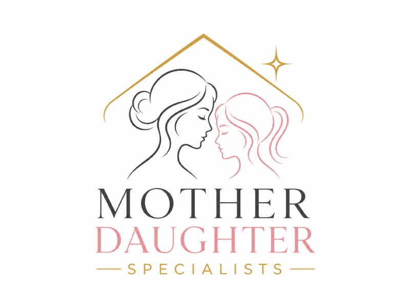 Mother Daughter Specialists logo design by pixalrahul