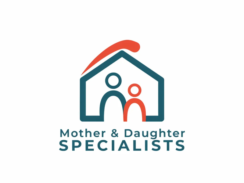 Mother Daughter Specialists logo design by Poki