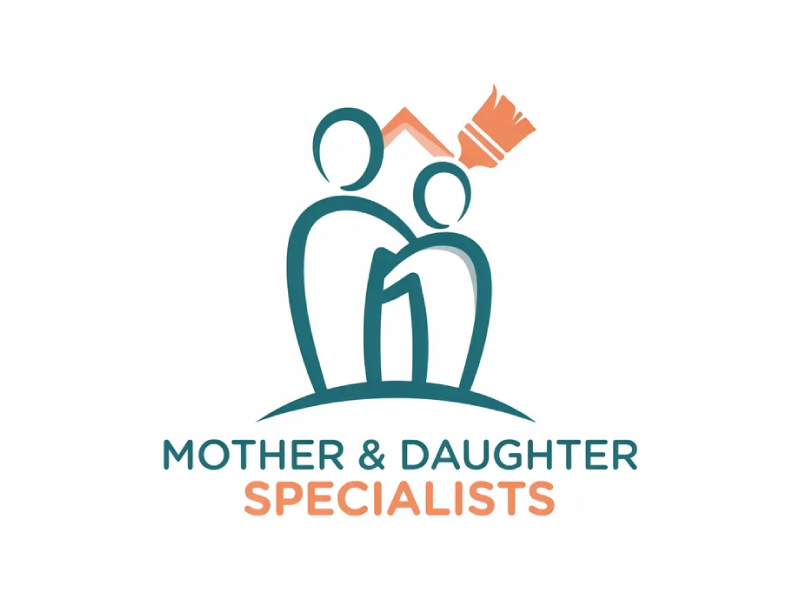 Mother Daughter Specialists logo design by Poki
