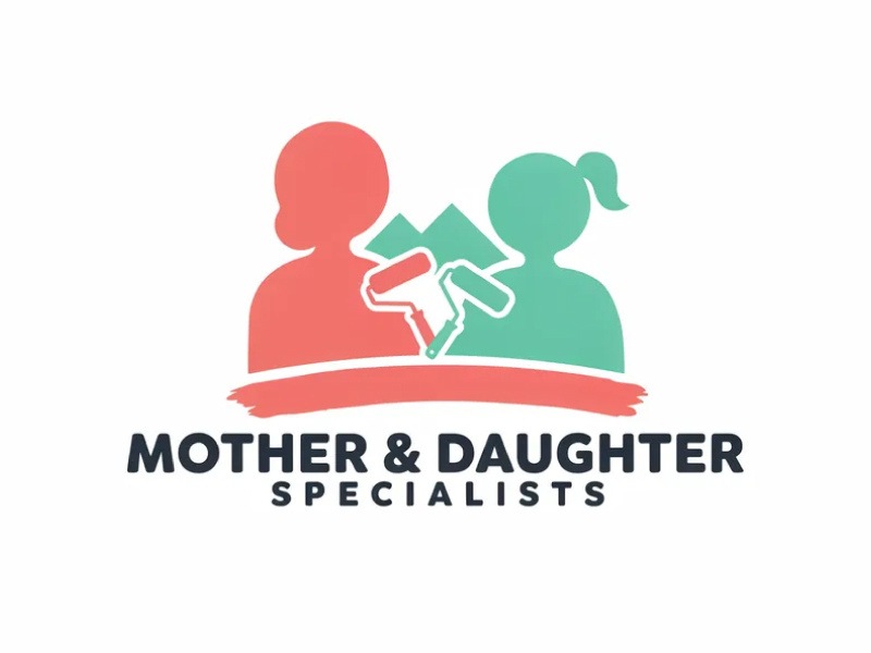 Mother Daughter Specialists logo design by Poki