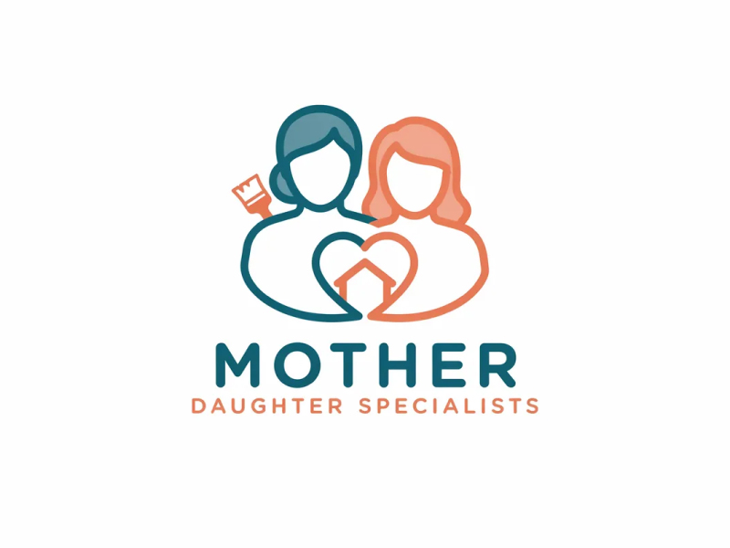 Mother Daughter Specialists logo design by Poki