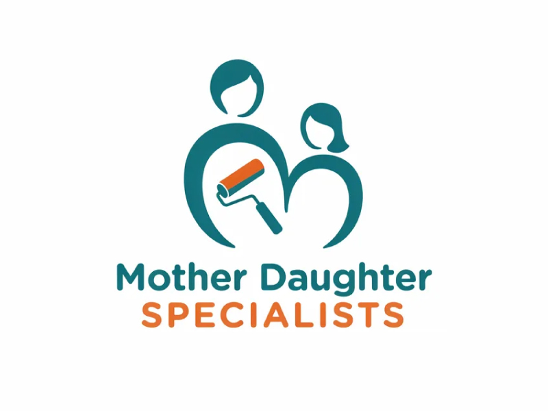 Mother Daughter Specialists logo design by Poki