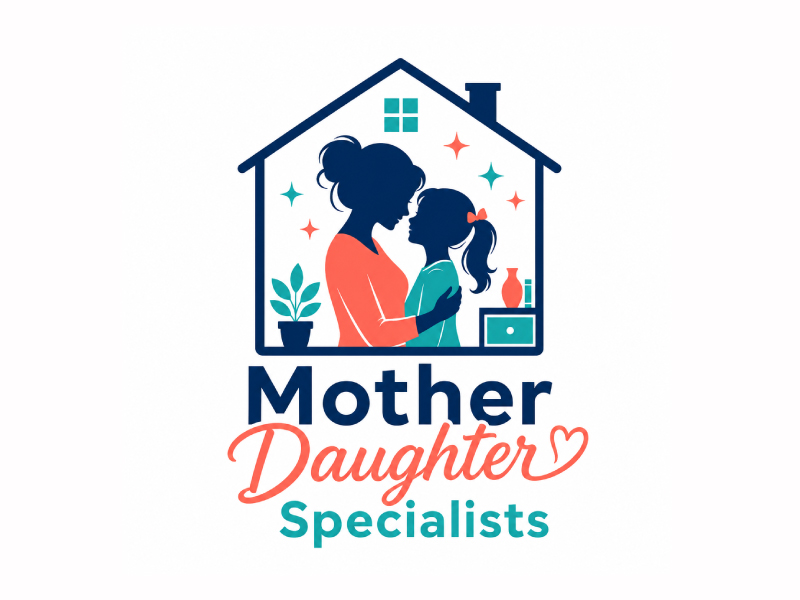 Mother Daughter Specialists logo design by pixalrahul