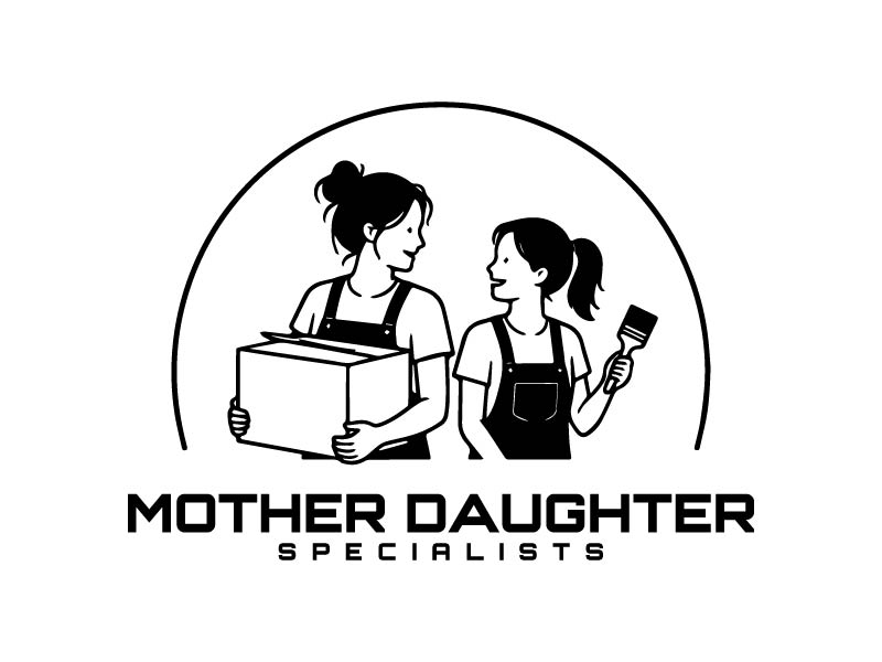 Mother Daughter Specialists logo design by Osama Salem