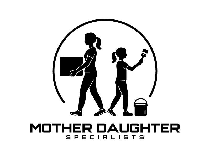 Mother Daughter Specialists logo design by Osama Salem