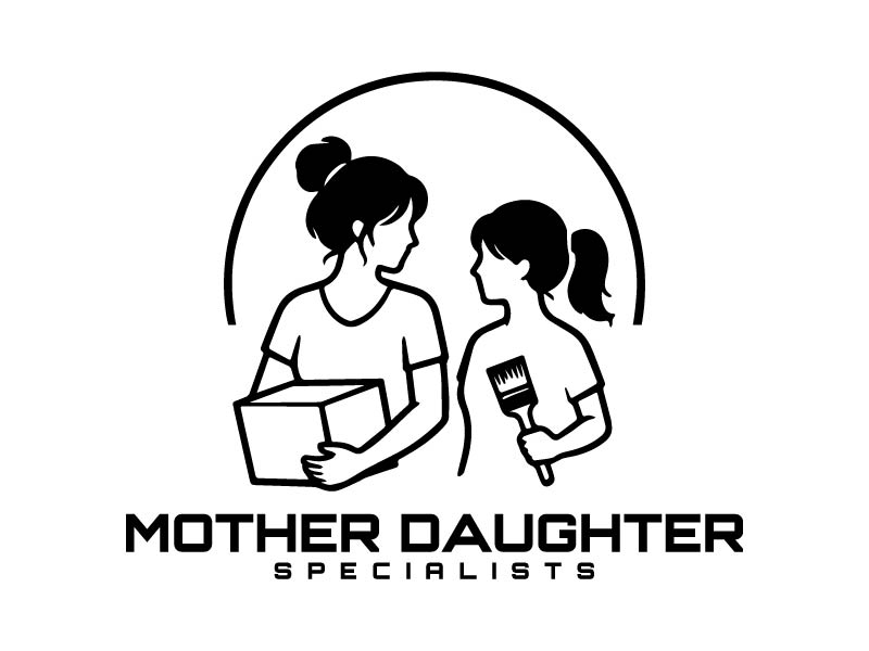 Mother Daughter Specialists logo design by Osama Salem