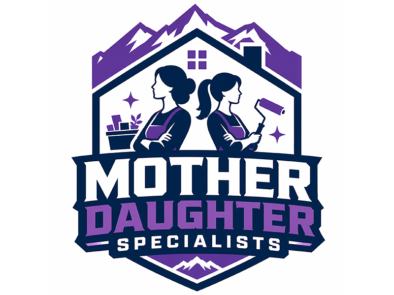 Mother Daughter Specialists logo design by F. Curtis