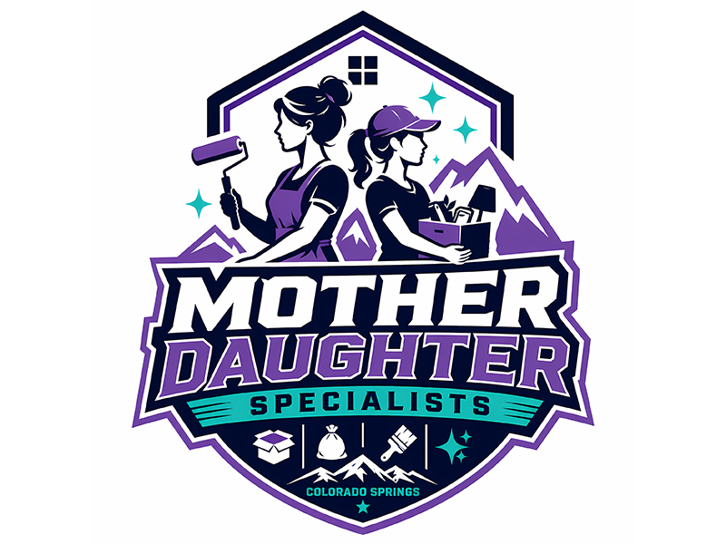 Mother Daughter Specialists logo design by F. Curtis