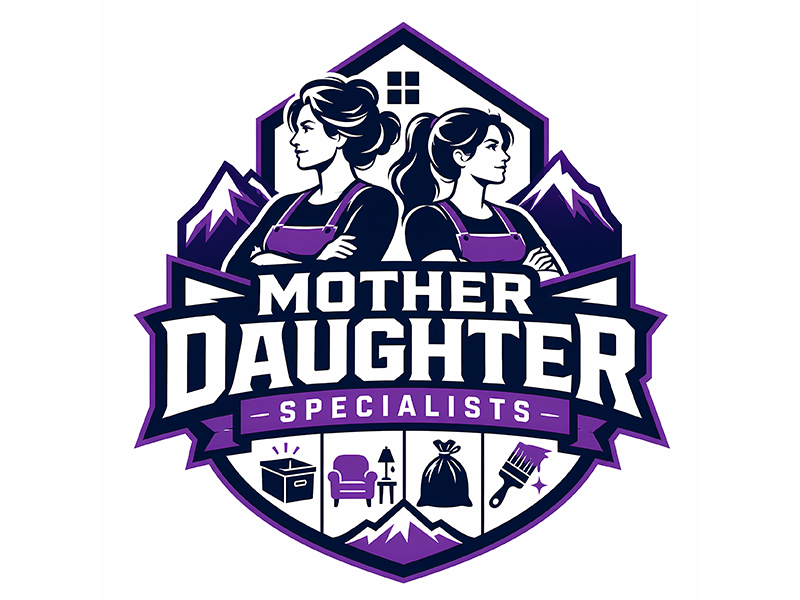 Mother Daughter Specialists logo design by F. Curtis