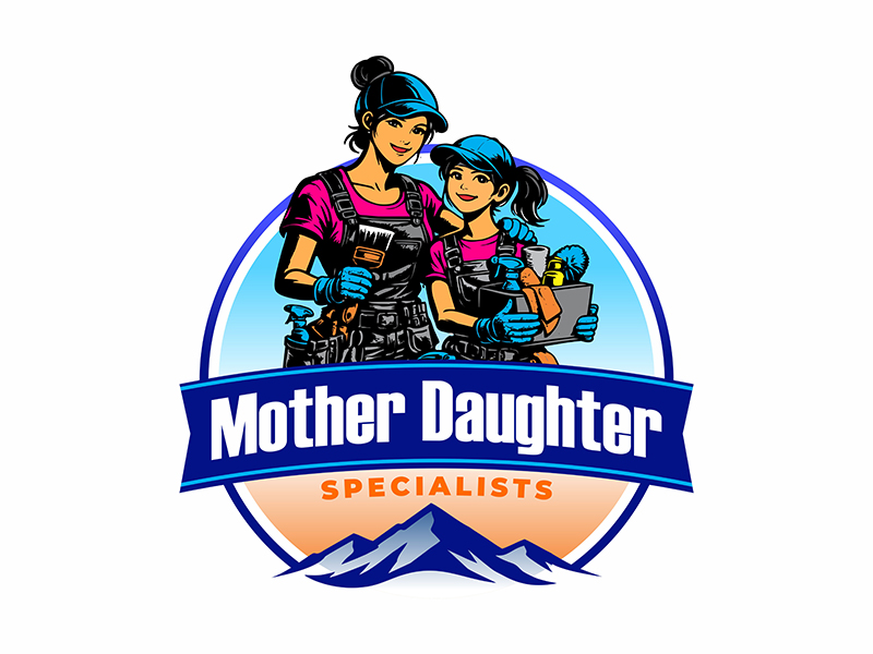Mother Daughter Specialists logo design by gitzart