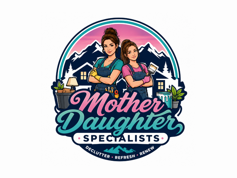 Mother Daughter Specialists logo design by Mr uink