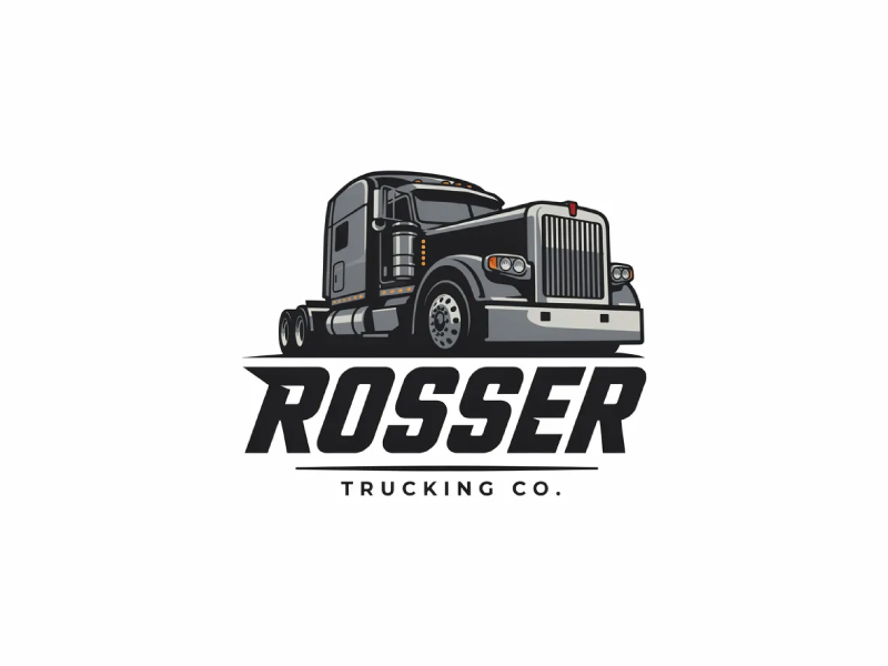 Rosser logo design by Poki
