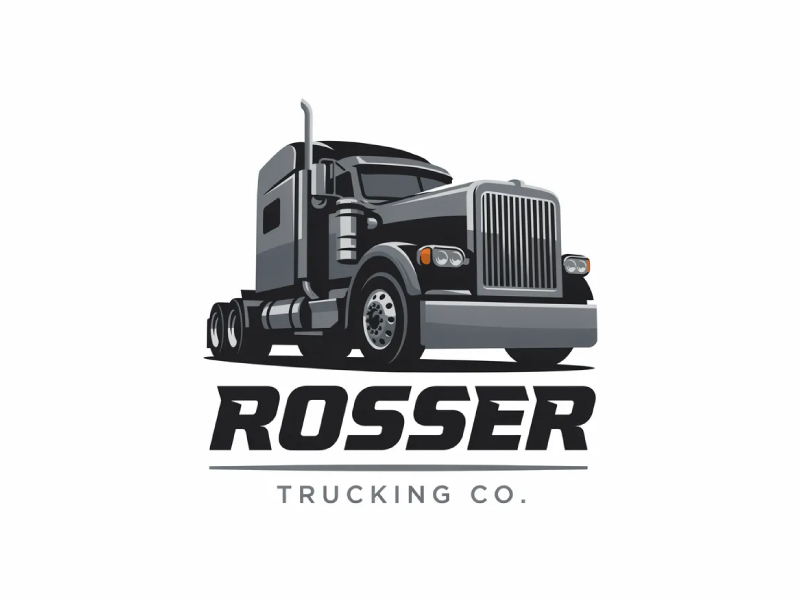 Rosser logo design by Poki