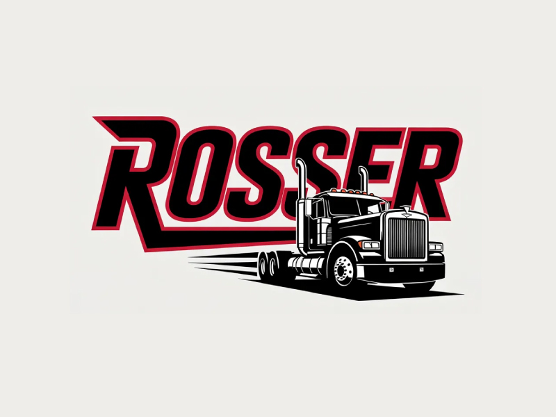 Rosser logo design by Poki