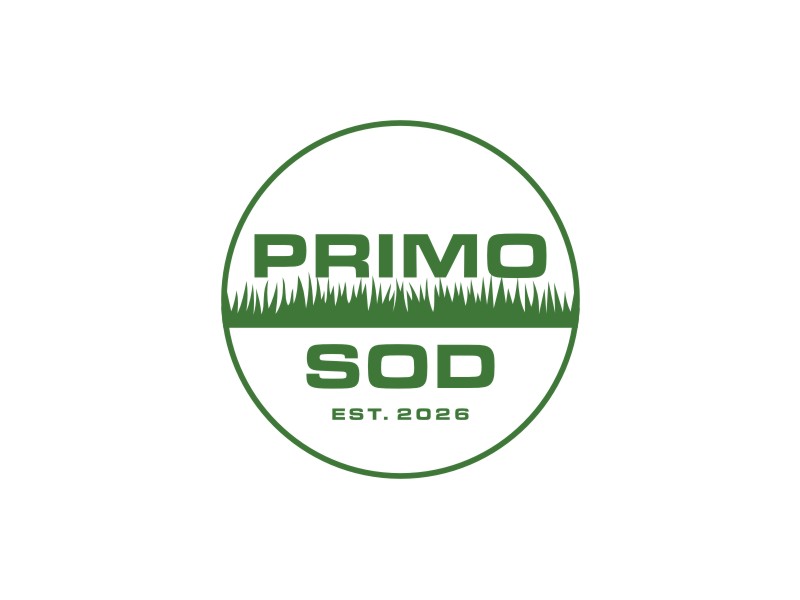 Primo Sod logo design by Artomoro