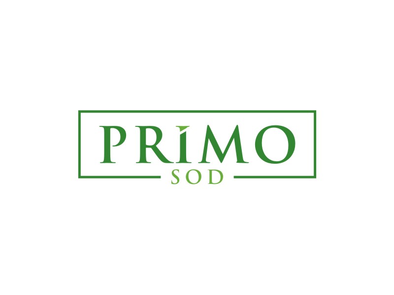 Primo Sod logo design by Artomoro