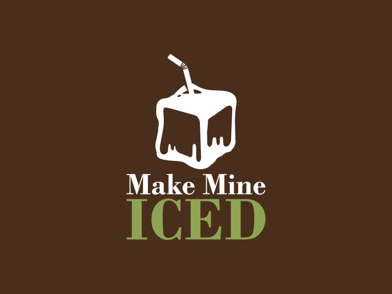 Make Mine Iced logo design by hopee