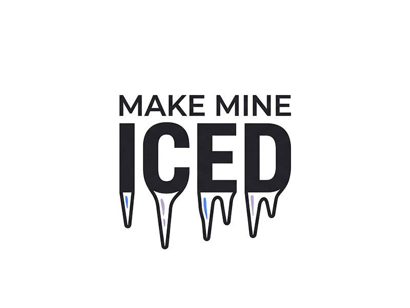Make Mine Iced logo design by IamSoya