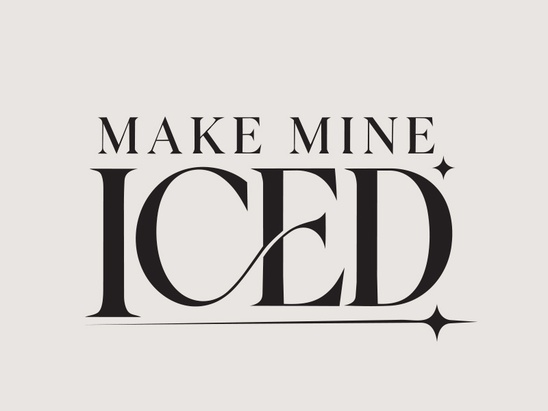 Make Mine Iced logo design by MarkindDesign