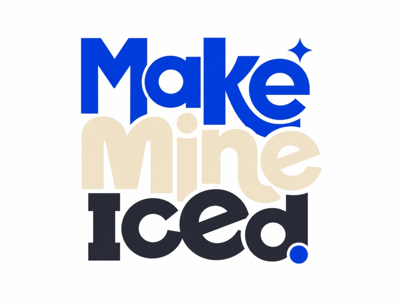 Make Mine Iced logo design by cintoko
