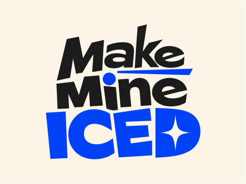 Make Mine Iced logo design by cintoko