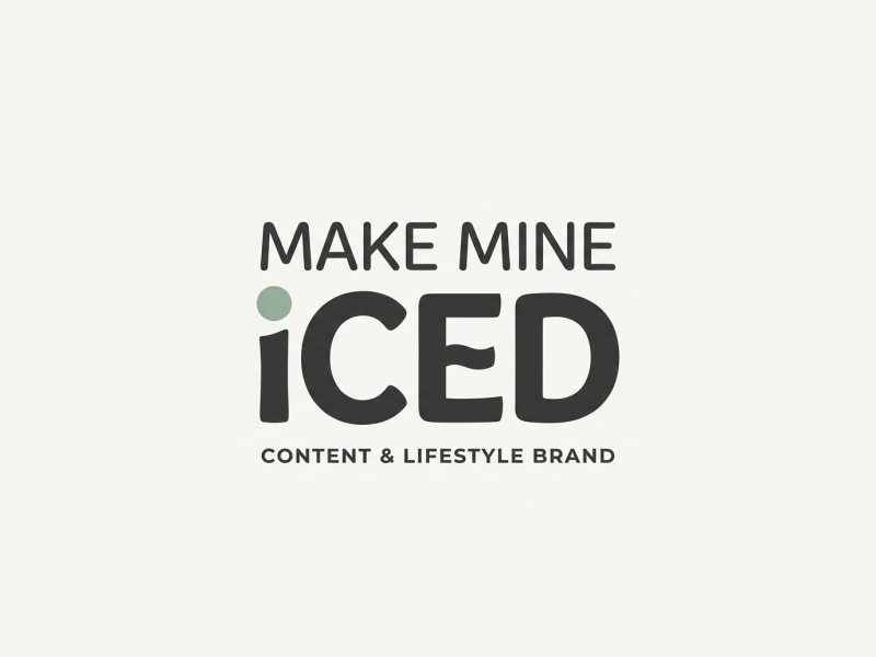 Make Mine Iced logo design by santrie