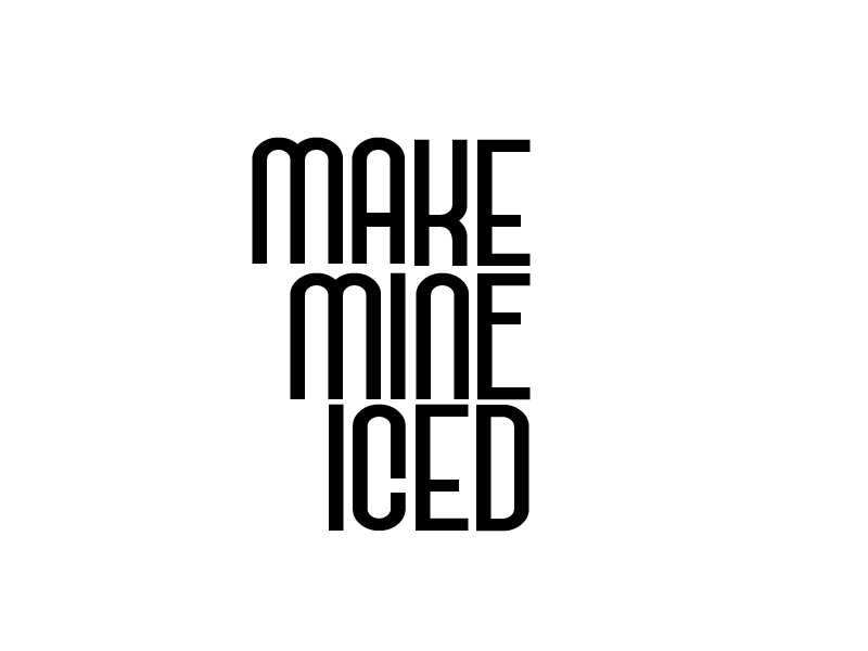 Make Mine Iced logo design by csnrlab