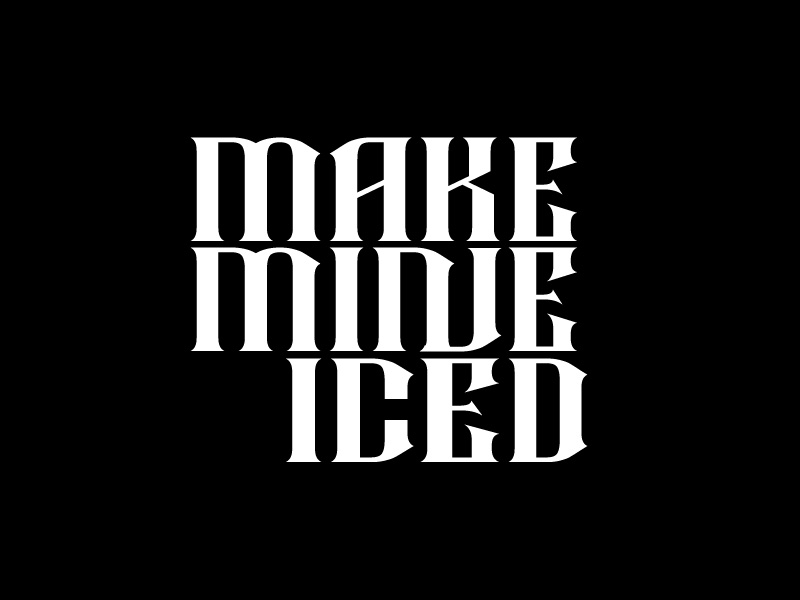 Make Mine Iced logo design by csnrlab