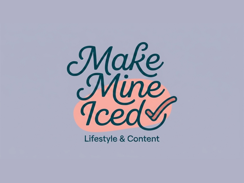 Make Mine Iced logo design by yoichi