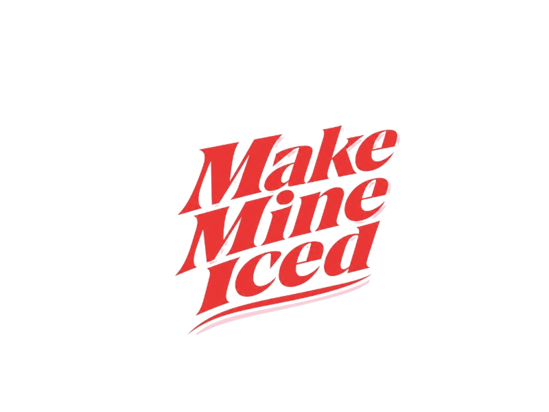 Make Mine Iced logo design by Michael Luutu