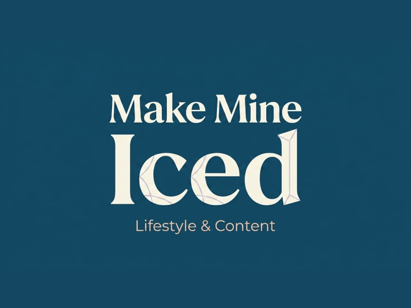Make Mine Iced logo design by santrie