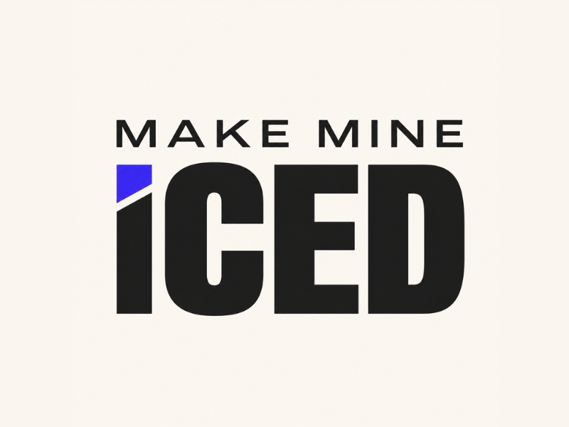 Make Mine Iced logo design by Michael Luutu