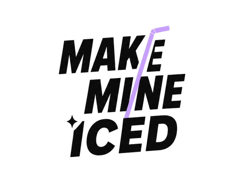 Make Mine Iced logo design by cwrproject