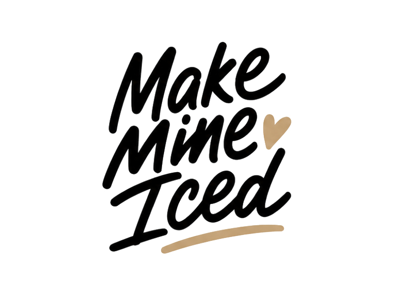 Make Mine Iced logo design by cwrproject