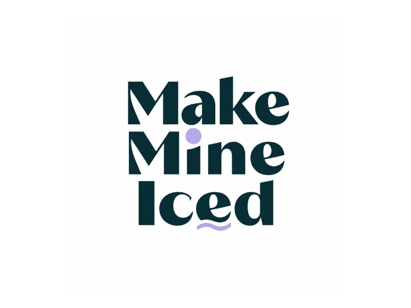 Make Mine Iced logo design by MREZ