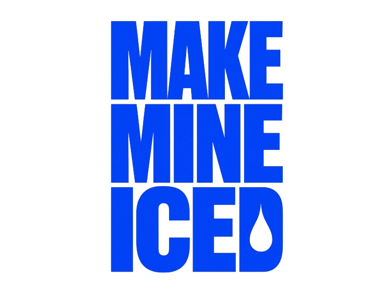 Make Mine Iced logo design by iffikhan