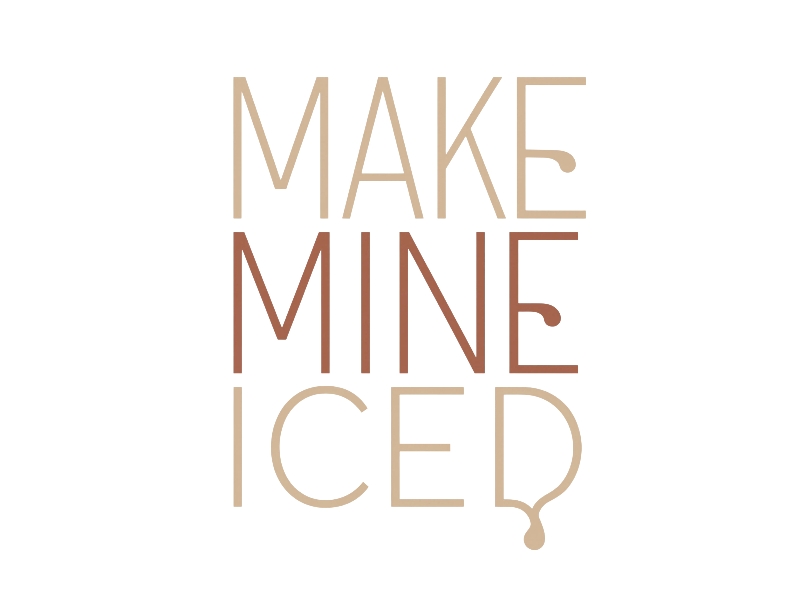 Make Mine Iced logo design by iffikhan