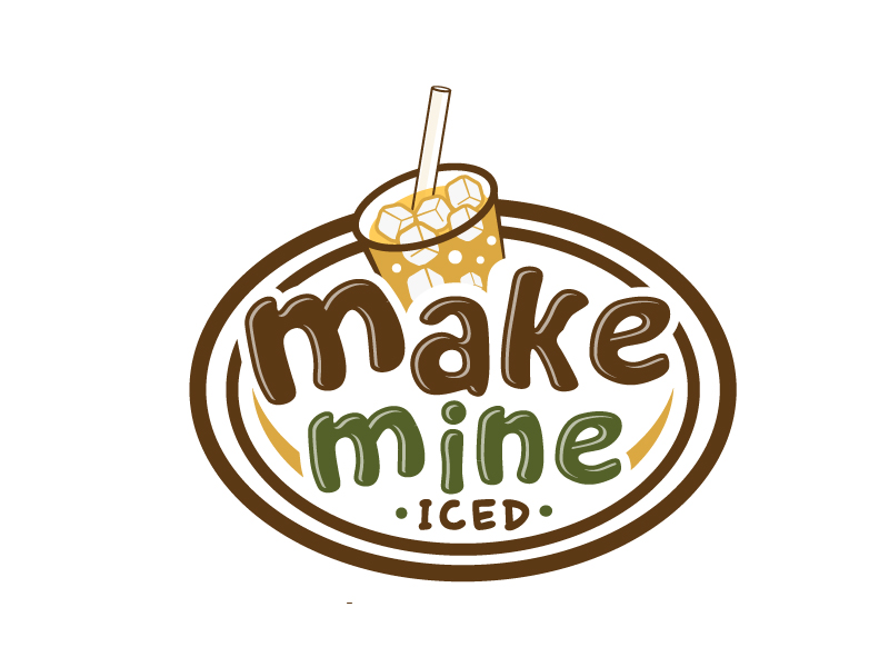 Make Mine Iced logo design by LogoQueen