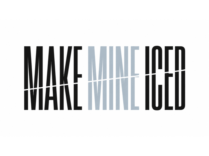 Make Mine Iced logo design by Girly
