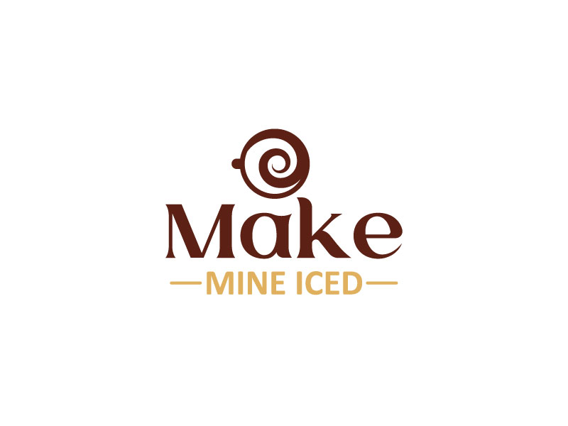 Make Mine Iced logo design by ansh