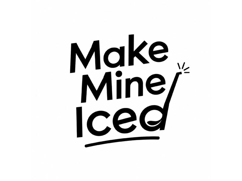 Make Mine Iced logo design by Anirban Maity