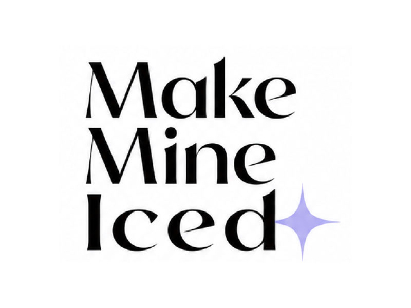 Make Mine Iced logo design by Anirban Maity