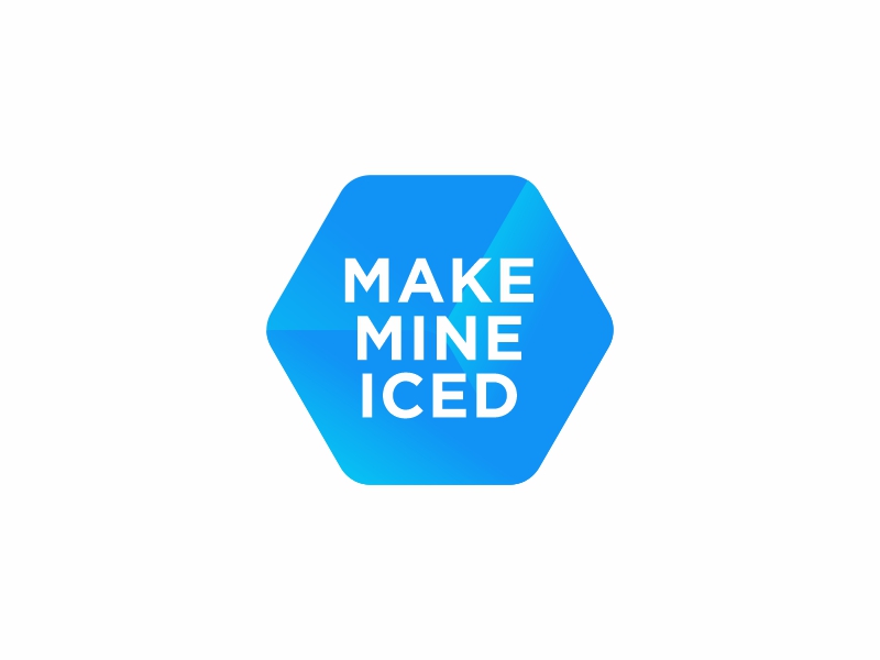 Make Mine Iced logo design by Fiky Rinaldy