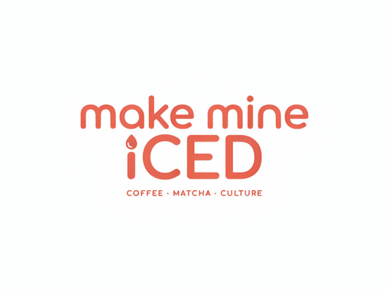 Make Mine Iced logo design by Poki